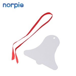 Festivo carnevale albero <span class=keywords><strong>di</strong></span> <span class=keywords><strong>natale</strong></span> decorare piccola campana doppia faccia in alluminio sublimazione metallo ornamento <span class=keywords><strong>di</strong></span> <span class=keywords><strong>natale</strong></span> - Product Image 2