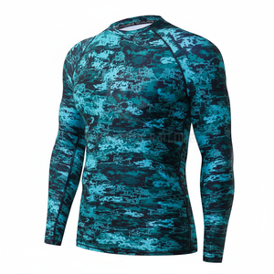 Protector Rash de manga larga para hombre, protección UV para surf, secado rápido, transpirable, ecológico, ligero, ajuste de compresión - Product Image 1