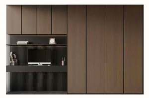 Armoire-penderie moderne européenne en mélamine personnalisée - Fabrication directe, conception gratuite pour la chambre à coucher, le salon, rangement personnalisable pour - Product Image 2