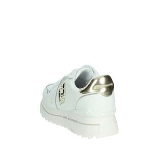 Zapatillas Liu-Jo Maxi Wonder Blancas y Doradas, Calzado Deportivo de Moda para Mujer - Product Image 2