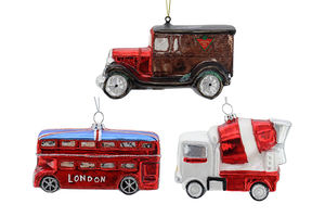 Liontin pohon Natal berbentuk truk, <span class=keywords><strong>Mixer</strong></span> semen festival Tahun Baru, dekorasi Natal dan hadiah liontin untuk pekerja - Product Image 3