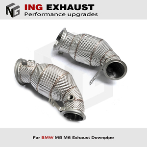 ING-tubería de bajada catalítica de acero inoxidable, para <span class=keywords><strong>BMW</strong></span> F90, M5M6, M5, M6, F10, F12, 2011 T, 2016-4,4 - Product Image 4