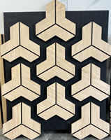 Panneau acoustique en MDF, grille insonorisante, panneau mural décoratif en bois, design 3D, léger, réduction du bruit, utilisation intérieure