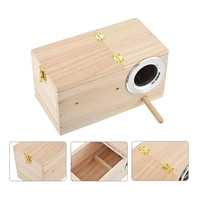 Inséparables perroquets perruche perruche colibri pigeon nid d'oiseau maison nichoir en bois boîtes nichoir d'élevage boîte de mting