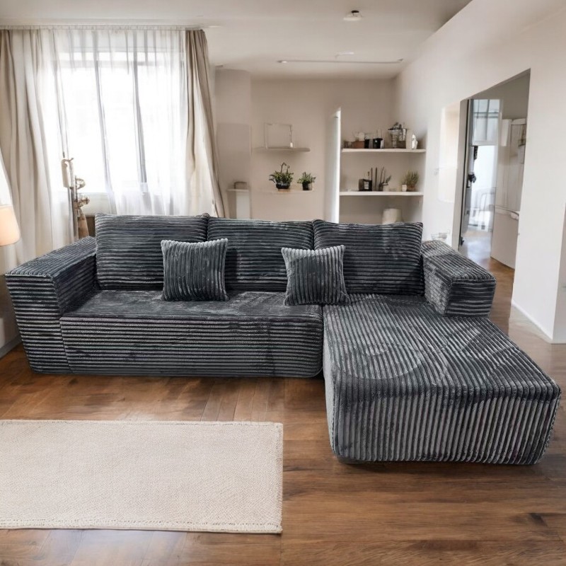 Chaise Lounge gris (lado derecho)