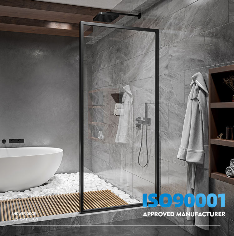 shower door double sided frameless
