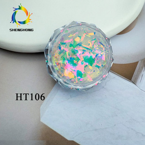 Poudre à ongles SH Nail Art <span class=keywords><strong>Aurora</strong></span> Luxury Glitter Shining Powder Ice Crystal Edelweiss Ultra-thin Transparent Color-changing Acrylic Nail Powder - Product Image 2