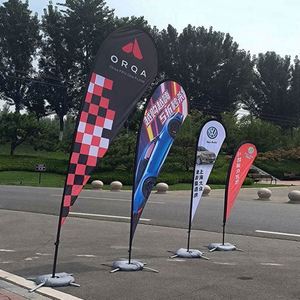 Wholesale Promotional Single Sided Outdoor Digital Printing Advertising Custom Teardrop <b>Flags</b> With Stand Pole Kite - Product Image 6