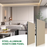 Panneaux muraux en nid d'abeille en acier inoxydable et aluminium de haute qualité, livraison rapide, imperméables, écologiques, légers, feuilles ignifuges