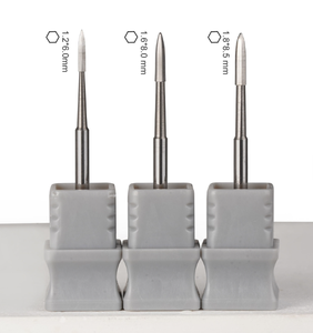 Forets à ongles en carbure de tungstène 3/32'' hexagonaux pour manucure et pédicure, soin des cuticules, vente en gros - Product Image 3