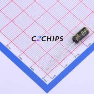 Condensador Electrolítico de Aluminio de Orificio Pasante RG035M470LO5*11TA-1A1E, Orificio Pasante, D5xL11mm 47uF 20% 35V 2mm - Product Image 1