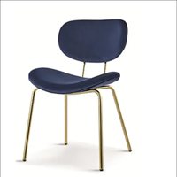 Chaises de salle à manger de luxe nordique, mobilier moderne et simple avec dossier, chaises domestiques pour salle à manger et bureau d'étude