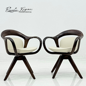 Fauteuil en bois courbé moderne de luxe pour hôtel et restaurant, vente en gros par Keynes - Product Image 4