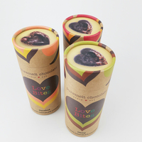 Boîte d'expédition en papier recyclable avec logo personnalisé, estampage et impression à disparition pour l'emballage de sous-vêtements, chaussettes, t-shirts, tube d'emballage