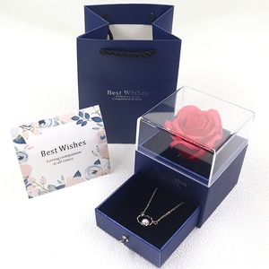 Boîte à bijoux créative en acrylique, boîte cadeau, boîte à bijoux avec logo, boîte à bijoux de luxe avec tiroir - Product Image 1