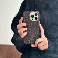 Fabricant indonésien |   Étui de téléphone anti-chute en TPU à imprimé léopard |   Conception personnalisable à double couche IMD |   Résistant aux rayures