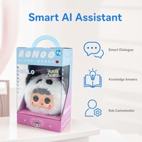 Hongsheng KI-Smart-Roboter-Spielzeug Interaktiver Begleiter Plüschpuppe für Lernführung und Geschichtenerzählen Plüsch-Schlüsselanhänger