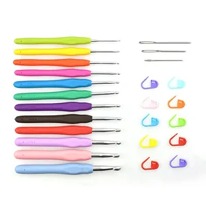 41pcs xách tay Crochet Hooks với trường hợp cho Diy tay đan người mới bắt đầu kim Crochet Hooks Set