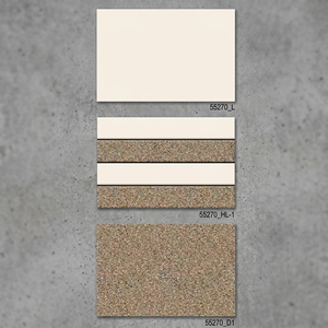 กระเบื้องเซรามิคเคลือบเงา12X18นิ้วดีไซน์สีเทาสำหรับห้องตกแต่งภายในบริษัทจีน - Product Image 1