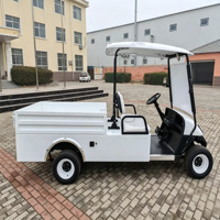 Voiturette de golf utilitaire 2 places la plus vendue, moteur AC 3,5 kW, transport utilitaire pour campus communautaire, certifiée CE
