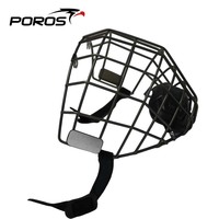 Masque facial de hockey sur glace POROS, cage métallique, protection intégrale du visage pour adulte et jeune, cage de remplacement pour casque de hockey sur glace