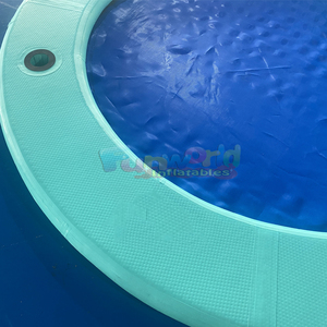 Flotador inflable redondo grande comercial al por mayor para río, piscina, isla flotante, hamaca acuática - Product Image 6