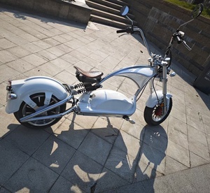 Magazzino EU/US 2024 elettrico auto grasso pneumatico Scooter elettrico Chopper 3000w elettrico moto 4000w chopper citycoco 3000w - Product Image 1