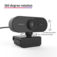 SJ-PC001 USB 2.0 Webcam Full HD 1080P Kamera Web dengan Mikrofon Terintegrasi untuk Komputer PC