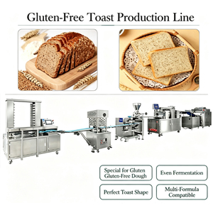 Línea de Producción de Pan Tostado <span class=keywords><strong>Sin</strong></span> <span class=keywords><strong>Gluten</strong></span> y <span class=keywords><strong>Sin</strong></span> Trigo, Máquina de Panadería Totalmente Automática para Fábrica de Alimentos <span class=keywords><strong>Sin</strong></span> <span class=keywords><strong>Gluten</strong></span> - Product Image 1