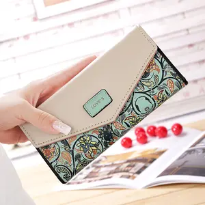 Dompet Wanita Merek Desainer Kualitas Tinggi, Dompet Amplop Bunga Rusak, Dompet Wanita Desainer Kartu, Dompet Wanita Saku Koin Telepon, Kualitas Tinggi