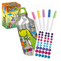 Jouets éducatifs pour enfants, peinture DIY, bouteille d'eau à dessiner avec des dinosaures, pinceaux colorés, jouets de dessin créatif