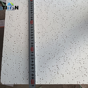 Plaque de <span class=keywords><strong>plafond</strong></span> acoustique insonorisante en fibres minérales <span class=keywords><strong>600x600</strong></span>, prix usine, compatible chargement mixte 1x40HQ - Product Image 4