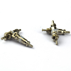 Válvula de Aire Acondicionado Automotriz R12 1/4 Pulgadas de Acero Inoxidable sin Tubo, Válvula de Llenado de Refrigerante de Baja Presión - Product Image 3