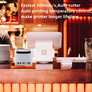 Imprimante thermique de reçus de <span class=keywords><strong>3</strong></span> pouces, noire, en vente flash, imprimante USB, série, LAN, OPOS, mini POS, imprimante thermique 80, téléchargement du pilote - Product Image 6