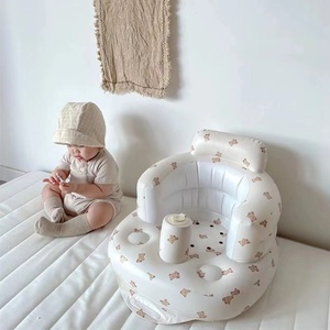 Popular Style <b>Inflatable</b> Learning Chair Anti-fall Training Chair Baby BB Learning <b>Inflatable</b> <b>Sofa</b> Bath Stool - Product Image 3
