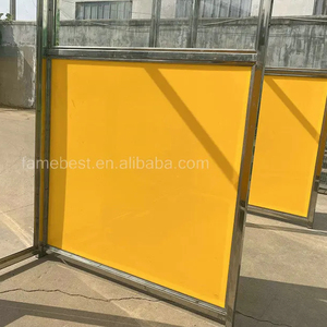 Chenels pour animaux de compagnie pour chiens moyens et grands avec quatre roues Facile à installer Double <span class=keywords><strong>cage</strong></span> en acier inoxydable de haute qualité - Product Image 2