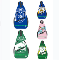 Sac de Poitrine de Haute Qualité, Sac à Dos Sportif de Voyage, Sac à Bandoulière Personnalisé Tendance et Décontracté pour Hommes et Femmes, Idéal pour Cadeau de Sororité ou Fraternité