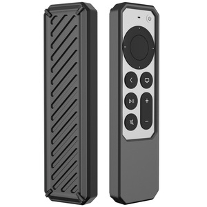 Étui en silicone pour télécommande universelle Apple TV 4K, couverture complète, étanche, noir - Product Image 1