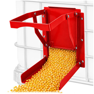 JH-Mech Porte coulissante pour stockage agricole en vrac, avec chute détachable, rail de glissement fluide, en alliage métallique, durable, pour céréales - Product Image 1