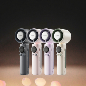 Summer <b>Mini</b> <b>USB</b> Rechargeable Turbo High-Speed Cooling Handheld Plastic Fan for Home Car Hotel & Outdoor Use - Product Image 3