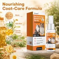 Nouveau Spray Anti-Pelliculaire Graci pour Animaux 60ml Biotine Aloès Oméga Vitamine E Soin Peau et Pelage Chien Chat Vente en Gros OEM ODM