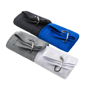 <span class=keywords><strong>Serviette</strong></span> de golf gaufrée personnalisée avec logo, haute qualité, pour usage sportif, faible MOQ, nouvelle collection 2026, en tissu léger et doux - Product Image 2