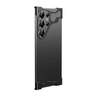 Coque de protection anti-chute pour Samsung S23 S24 S25 Ultra pour Galaxy Étui de téléphone en alliage d'aluminium antichoc
