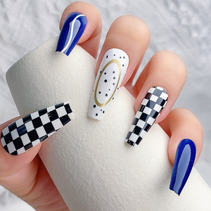 Prezzo all'ingrosso TSZS <span class=keywords><strong>unghie</strong></span> di lusso premere su 24 pz/scatola lungo <span class=keywords><strong>finte</strong></span> stampa su <span class=keywords><strong>unghie</strong></span> <span class=keywords><strong>finte</strong></span> bara <span class=keywords><strong>unghie</strong></span> con adesivo - Product Image 6