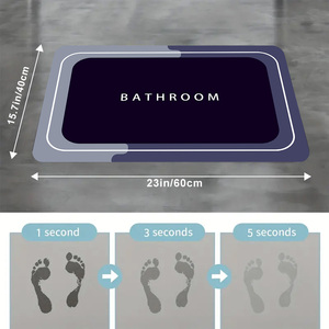 Tappetino antiscivolo per bagno in fango di diatomee, 1 pezzo. IT ha proprietà di super assorbimento dell'acqua e di asciugatura rapida. È asciutto, morbido e antiscivolo - Product Image 6