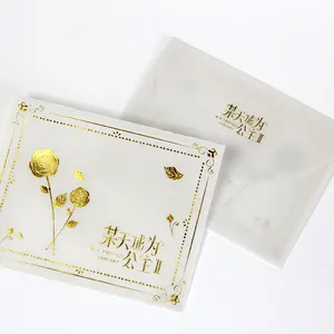 Sobres transparentes de 15cm x 12 cm para regalo de boda