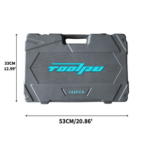 Juego de herramientas mecánicas de acero al carbono de 24T, llave de carraca de 24T, caja de herramientas portátil, caja de almacenamiento para talleres, Material CRV, potencia manual - Product Image 4