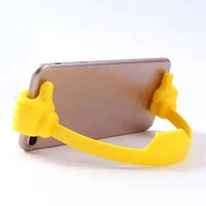 PP Material Thumb Phone Stand Holder Adjustable Smartphone <b>Desk</b> Stand Silk Screen Printing for Office Home Use Promotional Gift - Product Image 3