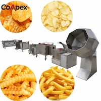 Semi-automatische aardappelchipsfriteuse voor groenten & fruit, 30-80 kg/uur, met aangepaste fabricage
