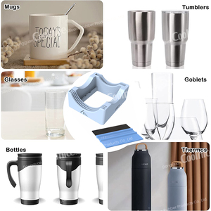 Custom Logo Silicone Cup Cradle for Tumblers with Built-in Slot Tumbler Holder for Crafts Use to Apply <b>Vinyl</b> Decals for Tumblers - Product Image 5